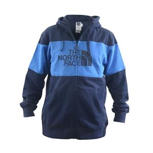 Campera-Hombre-The North Face-M Barker Blocked Full Z Hoodie-Azul