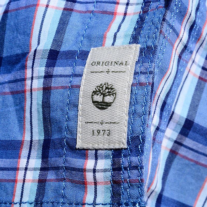 Camisa-Hombre-Timberland-SS Lane River Check Poplin