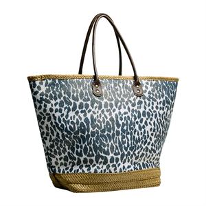 a pie-Cartera-Bolso rafia PD