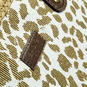 a pie-Cartera-Bolso rafia FN