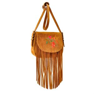 Hush Puppies-Cartera-Bordado y Flecos - Adele PD