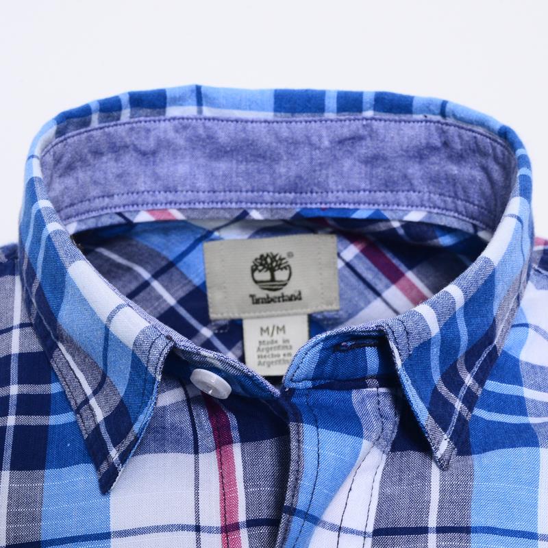 Timberland-Camisa-Camisa ML Parker River a cuadros FN