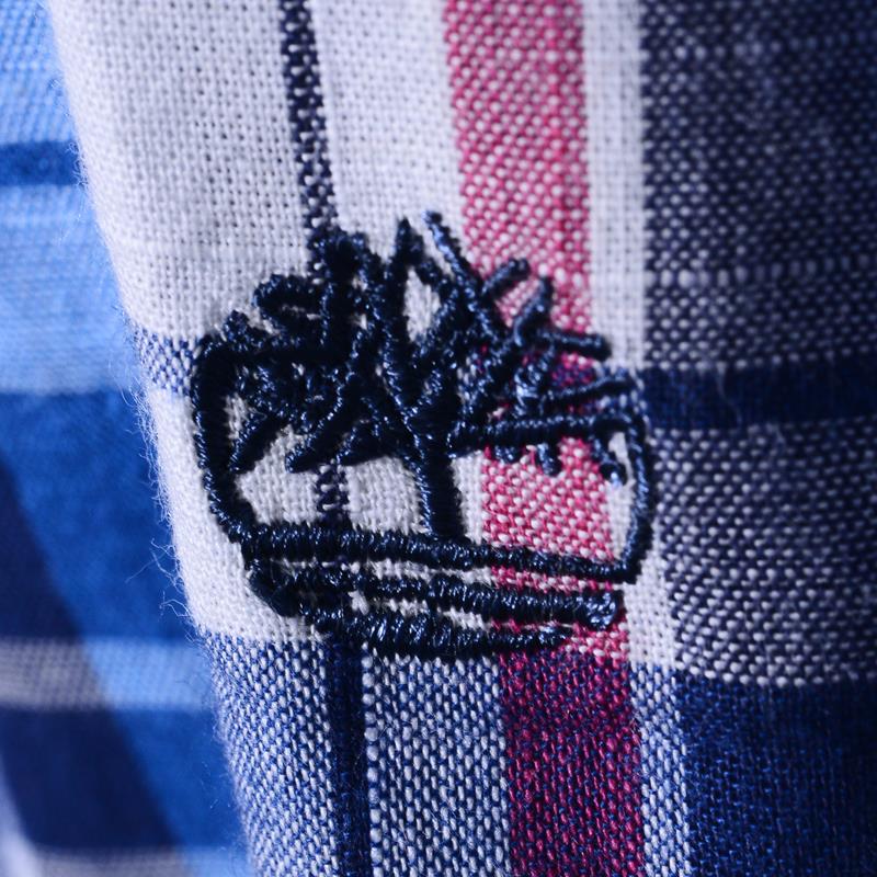 Timberland-Camisa-Camisa ML Parker River a cuadros SN
