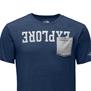 The North Face-Remera-M S/S FLIP SCRIPT TRI-BLEND POCKET TEE AN