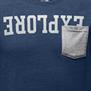 The North Face-Remera-M S/S FLIP SCRIPT TRI-BLEND POCKET TEE FN