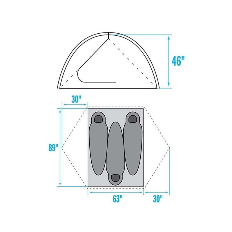 The North Face-Carpa-TALUS 3 FN