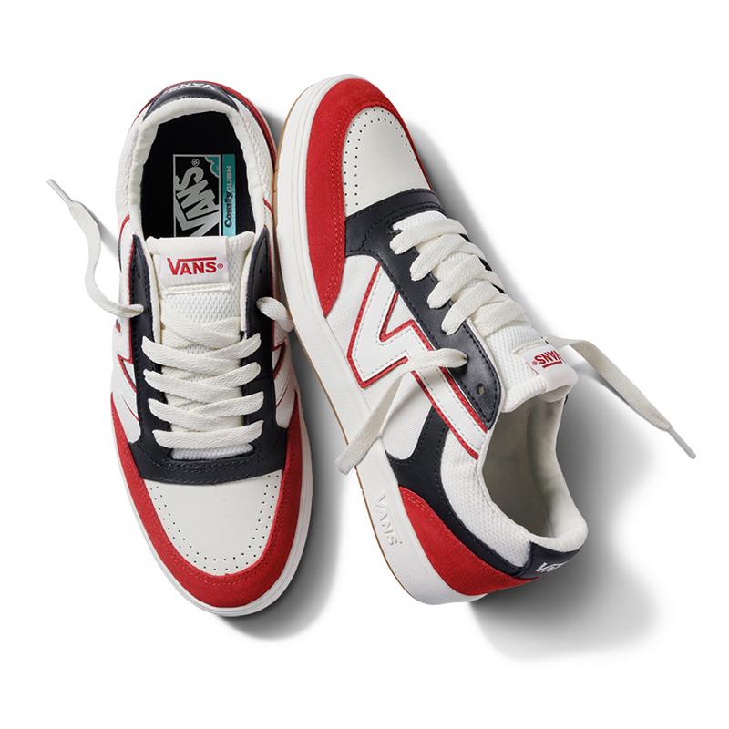 Zapatillas Vans U Lowland Cc White Red | Envío gratis