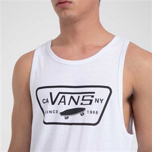 Musculosa-Hombre-Vans-Full Patch Tank-Blanco