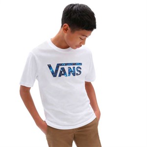 Remera-Niños-Vans-Vans Classic Logo Fill Boys-Blanco