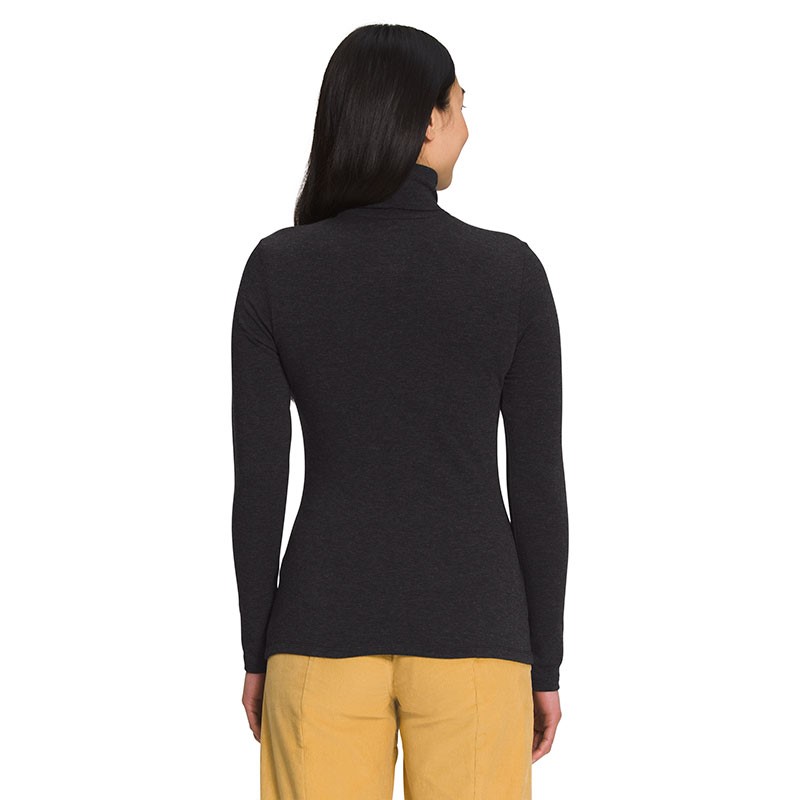 The North Face-Remera-W CITY STANDARD RECYCLED WOOL L/S TURTLENECK SN