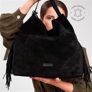 Hush Puppies-Cartera-2402 Bolso Crystal con flecos PD