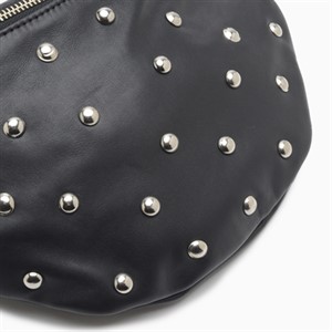 a pie-Riñonera-Rinonera cuero tachas bombe Celima FN