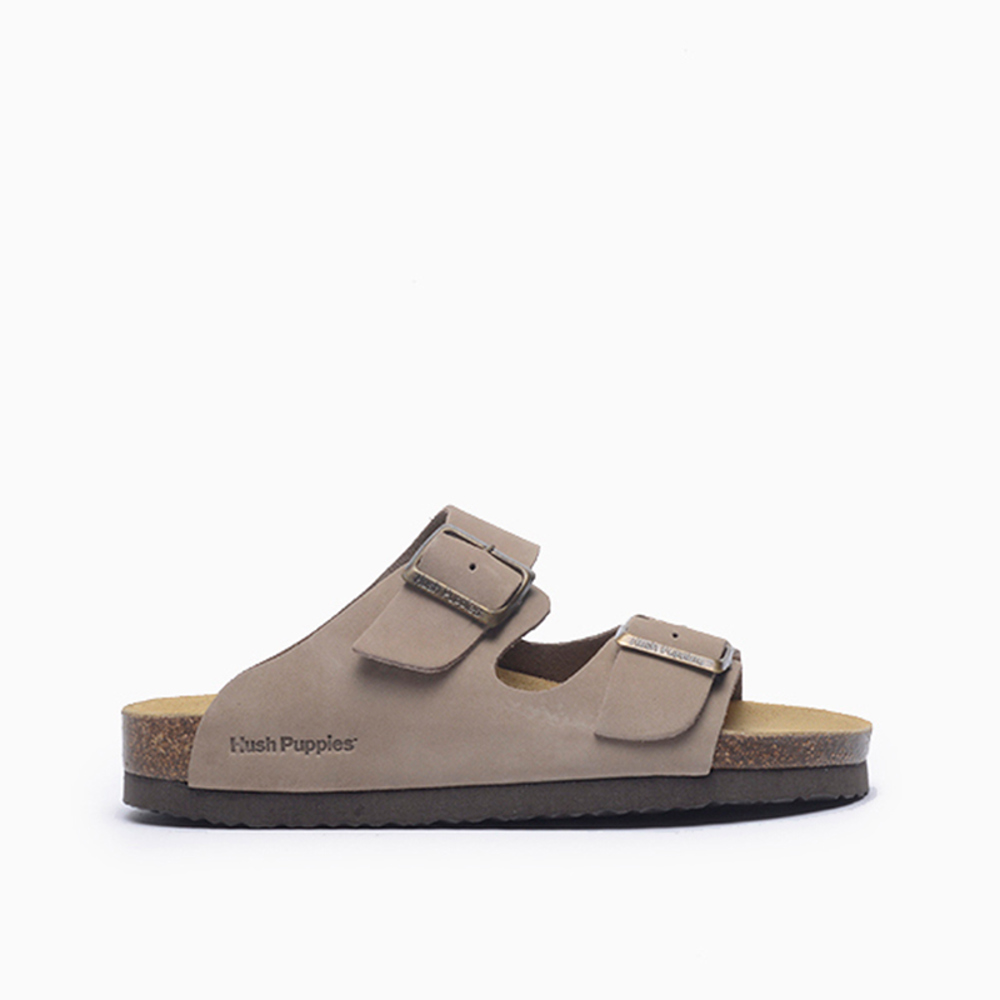 Sandales Hush Puppies Marron Style Doux - Taille 9EW Extra Large, Occasion En Bon état