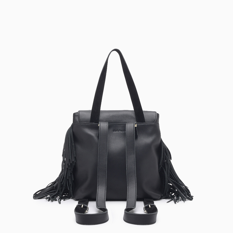 Hush Puppies-Mochilas-Mochila cuero flecos Joyful SN