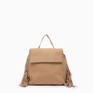 Hush Puppies-Mochilas-Mochila cuero flecos Joyful PD