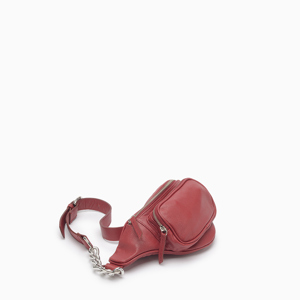 a pie-Riñonera-Rinonera cuero chains Jive AN