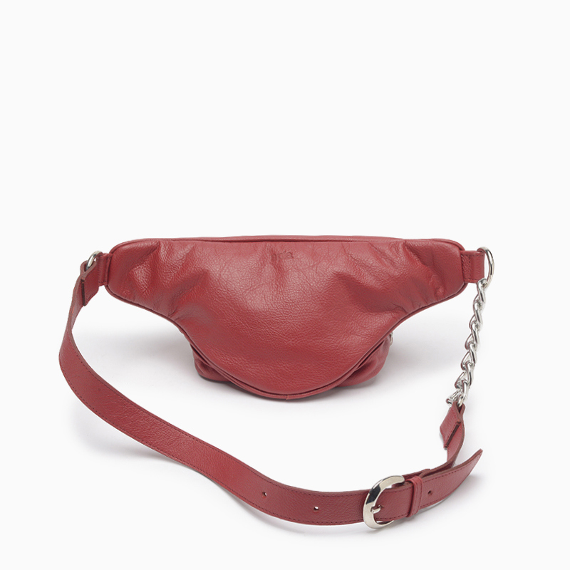 a pie-Riñonera-Rinonera cuero chains Jive SN