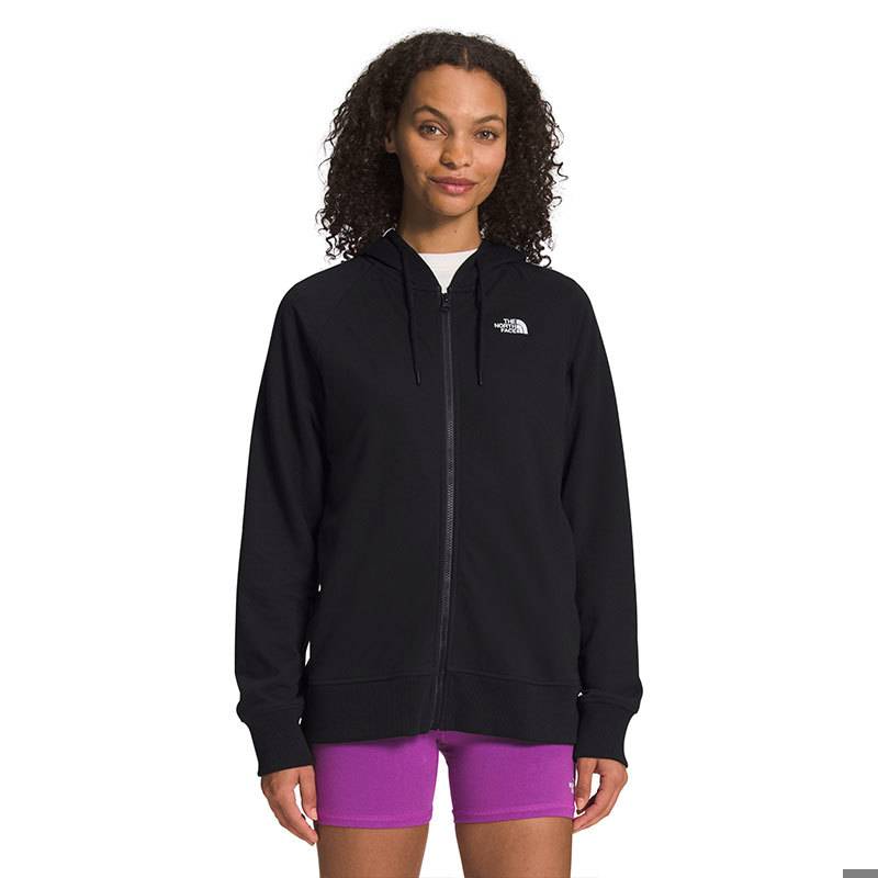 The North Face-Buzos-W SIMPLE LOGO FLEECE FULL ZIP HOODIE SN