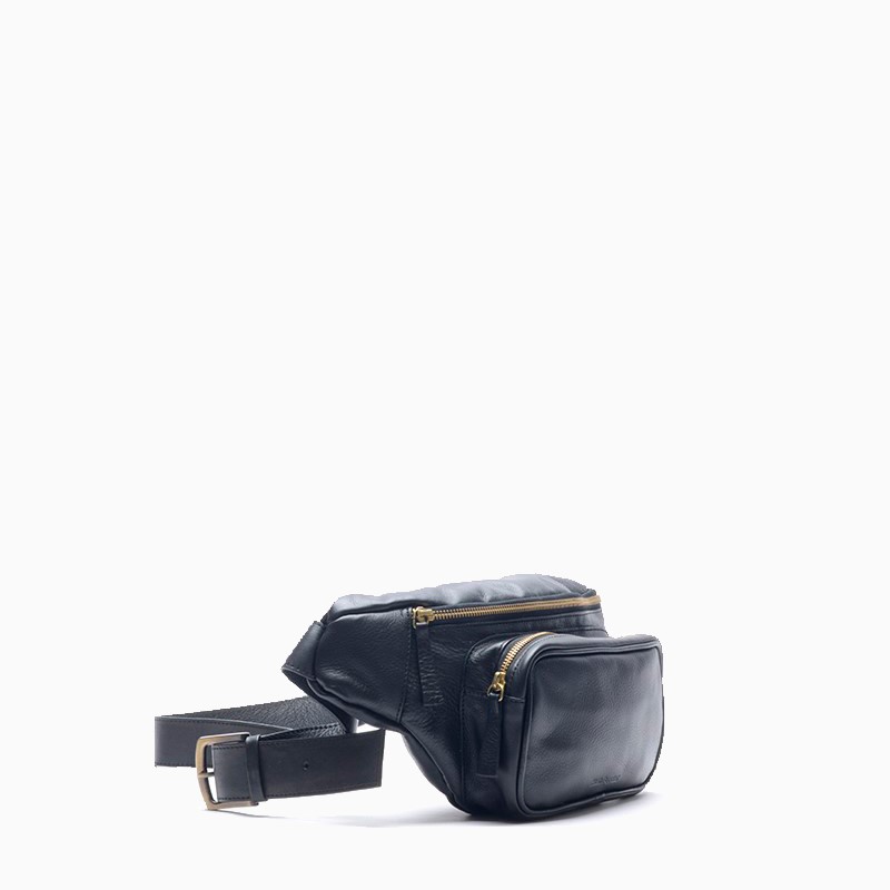 Hush Puppies-Riñonera-2690 Rinonera hombre cuero FRANK AN