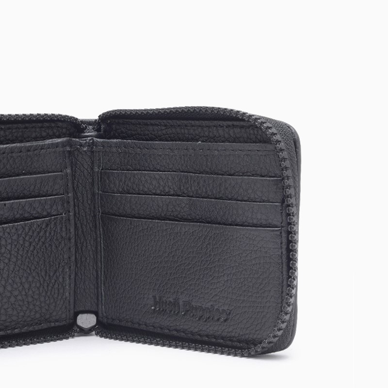 Hush Puppies-Billetera-Billetera con cierre cuero hombre SN