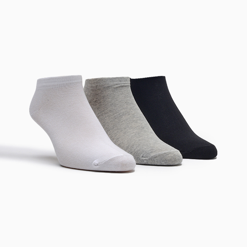 Hush Puppies-Medias-3505 - Tripack Canoa Liso AN
