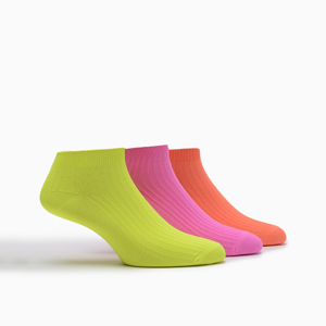 Hush Puppies-Medias-1S1A154 - Tripack canoa fluor PD