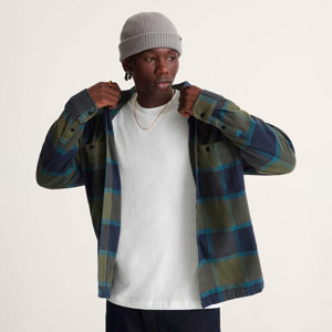 Vans-Camisa-Larkspur Plaid Flannel PD