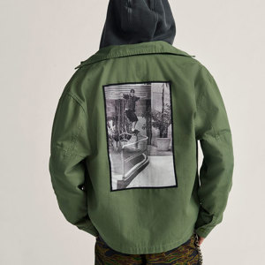 Vans-Camisa-Skate Atiba Haze Military Overshirt PD