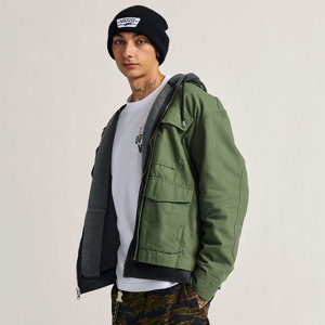 Vans-Camisa-Skate Atiba Haze Military Overshirt SN