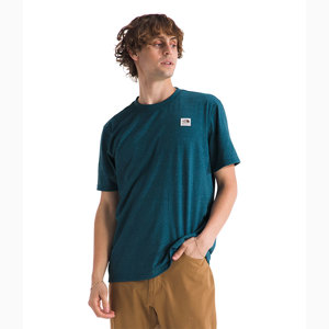 The North Face-Remera-M S/S HERITAGE PATCH HEATHERED TEE PD