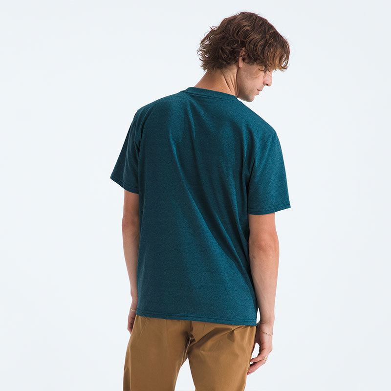 The North Face-Remera-M S/S HERITAGE PATCH HEATHERED TEE AN