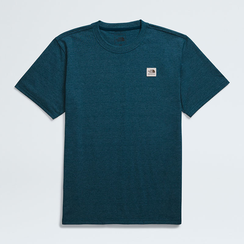 The North Face-Remera-M S/S HERITAGE PATCH HEATHERED TEE FN