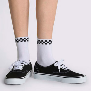 Vans-Medias-Peek-A-Check Half Crew AN