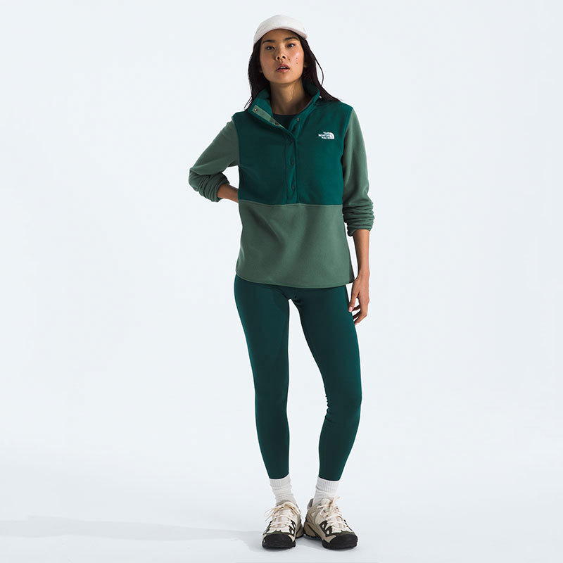 The North Face-Polar-W GLACIER FLEECE 1/2 SNAP FN