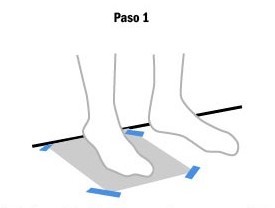 Paso 1 - Colocar hoja contra la pared