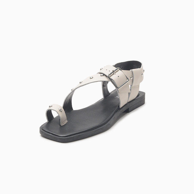 a pie-Sandalias-Bernie SN