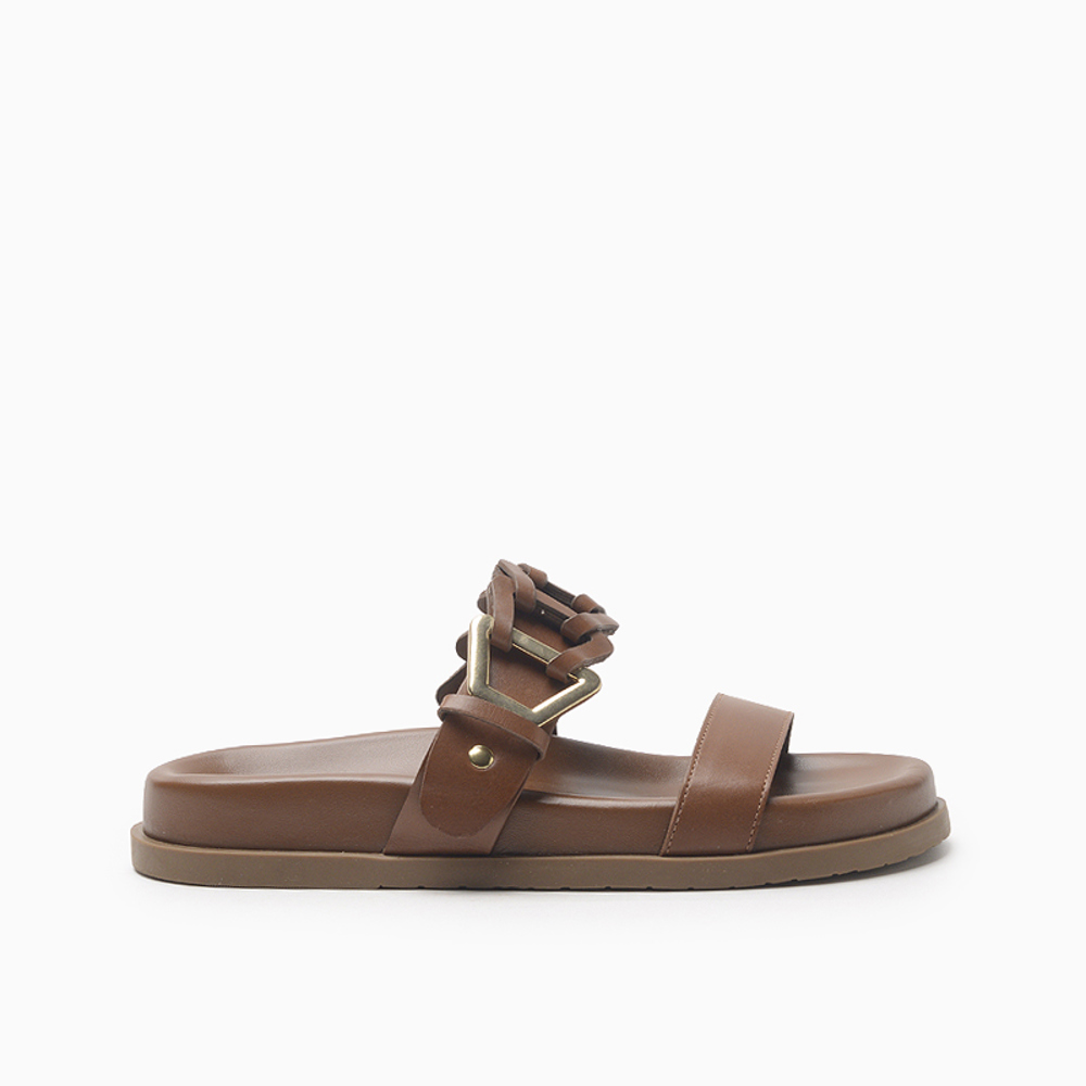 Hush Puppies Baminda Wedge Sandal In Tan Suede | Size 7.5