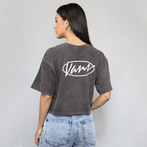 Vans-Remera-Era Script Relaxed Crop SS AN