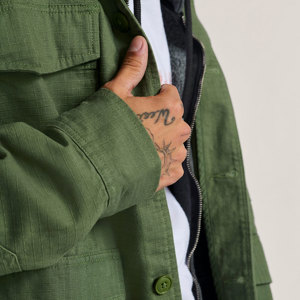 Vans-Camisa-Skate Atiba Haze Military Overshirt AN