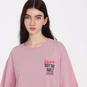 Vans-Remera-Lady Wall Outsized SS SN