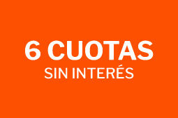 6 cuotas sin interés