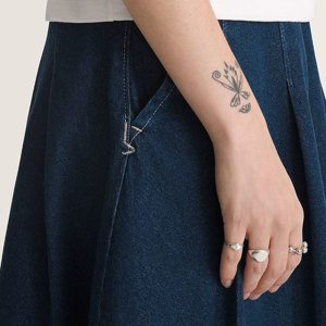 Vans-Pollera-Authentic Chino Denim Skirt AN