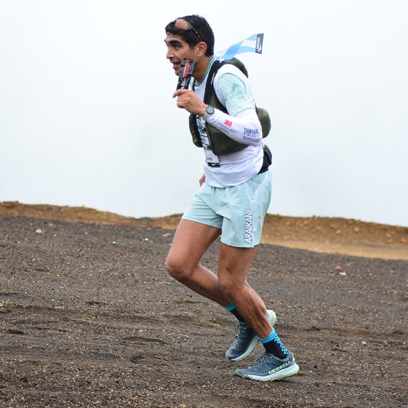 Javier Mariqueo con Merrell Agility 5 GTX