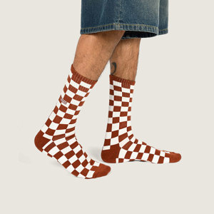 Vans-Medias-Checkerboard Crew SN