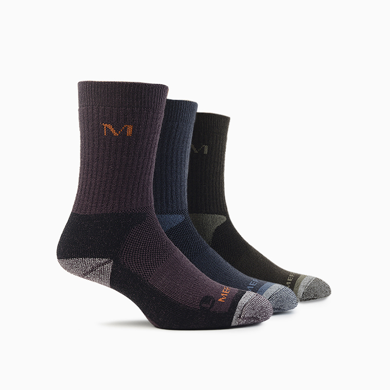 Merrell-Medias-Berk Technical Crew Tripack Socks PD