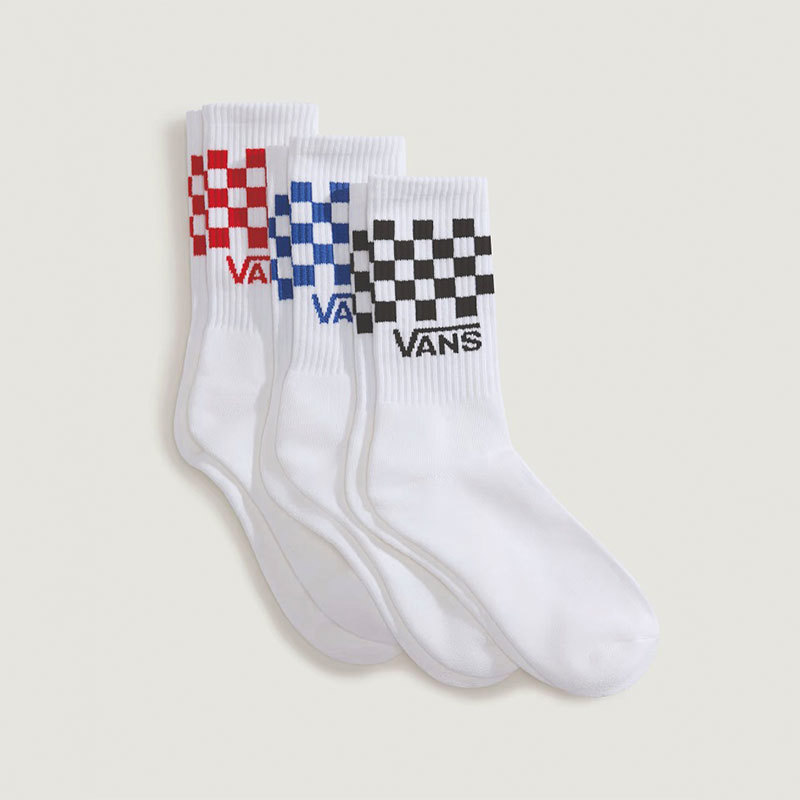Vans-Medias-Classic Check Crew SN