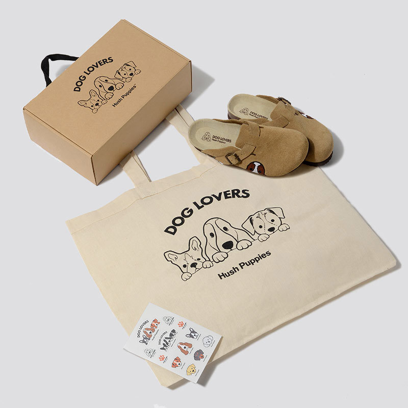 Hush Puppies-Zuecos-Boris Side Logo AN