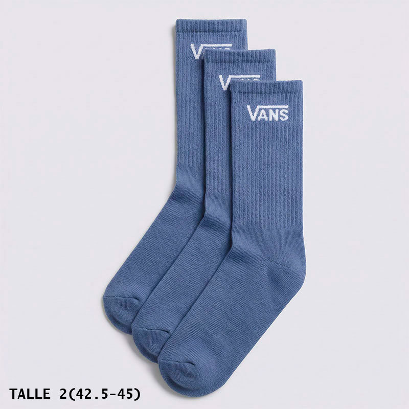 Vans-Medias-Classic Crew Tripack PD