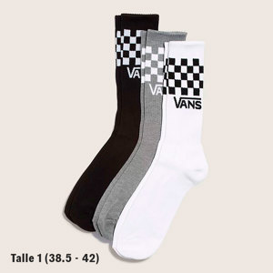 Vans-Medias-Classic Check Crew PD