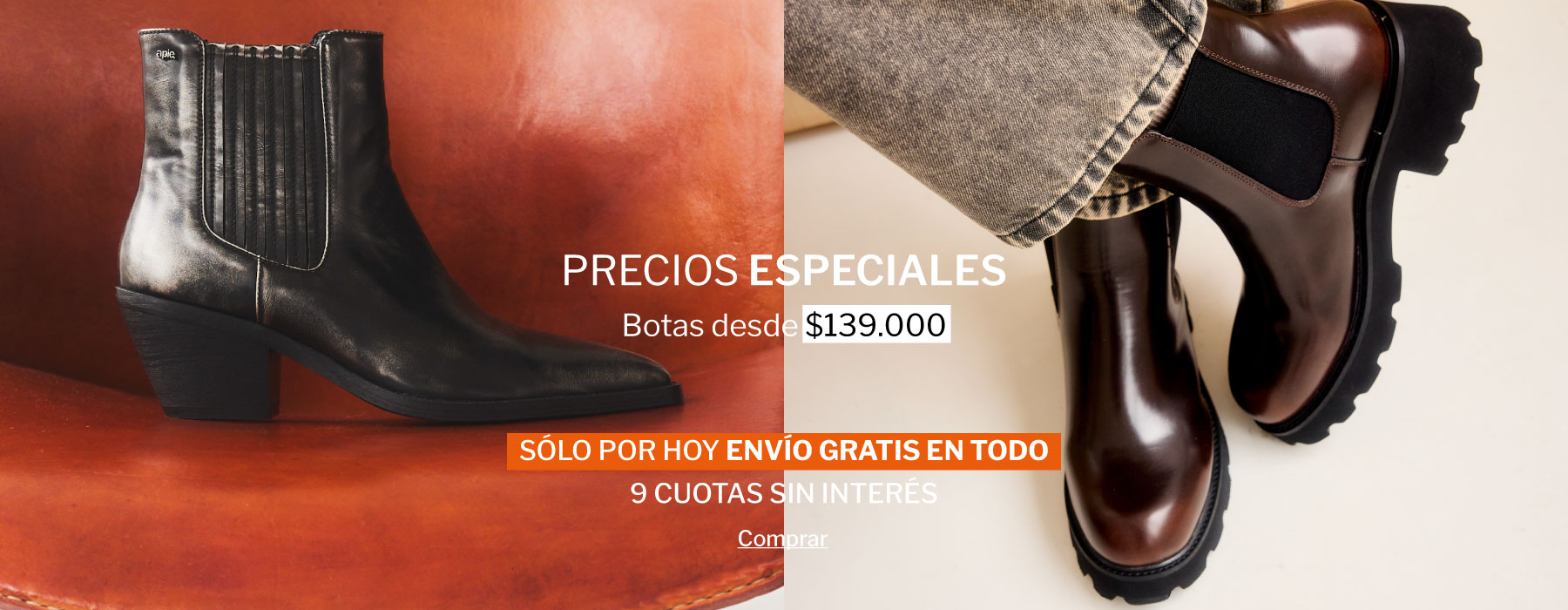 Botas envio gratis